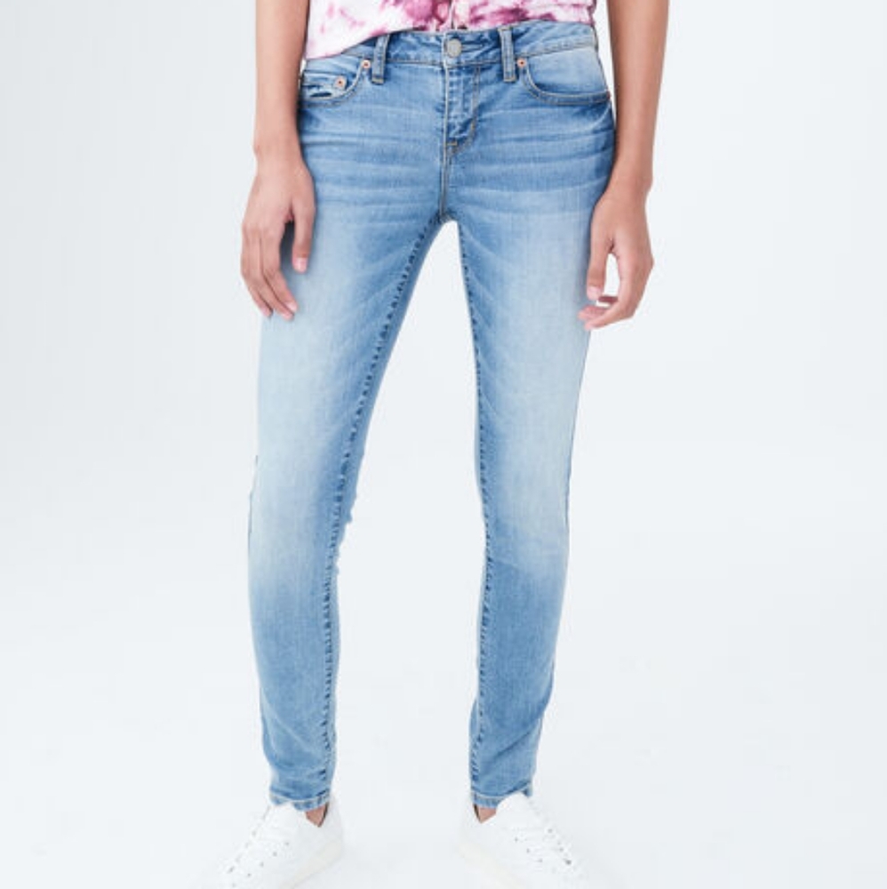 seriously stretch low rise jeggings